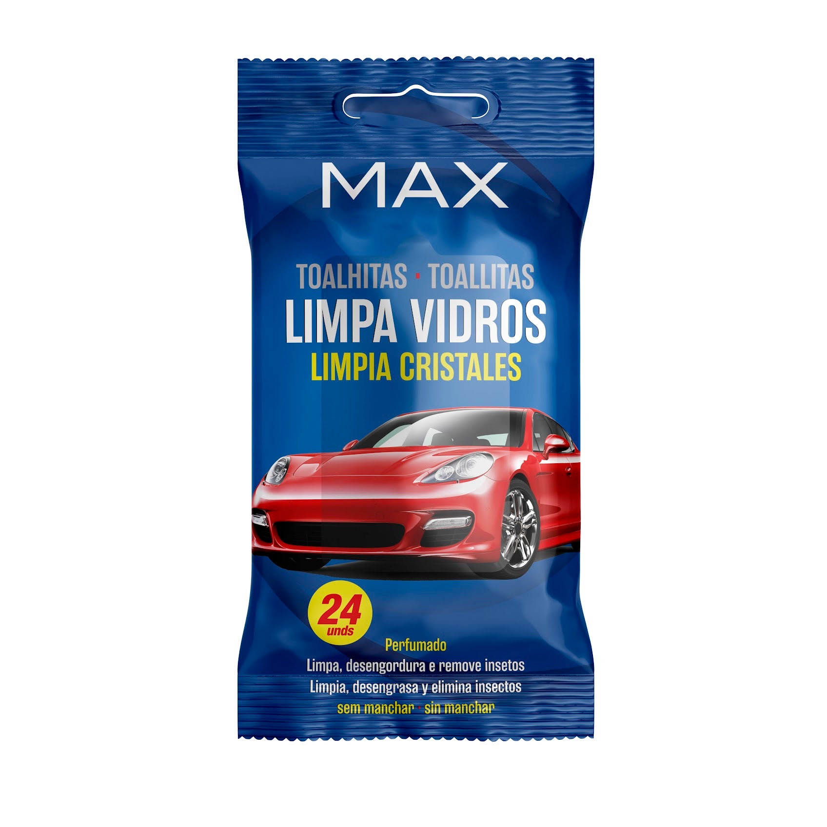 Max Glass Cleaning Wipes 24 pcs - professional car care product